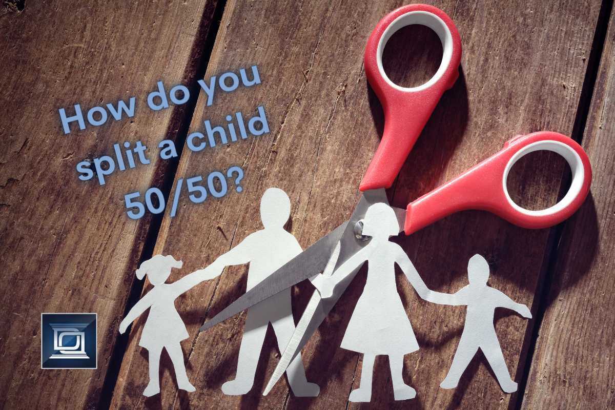 how do you split a child 50/50?