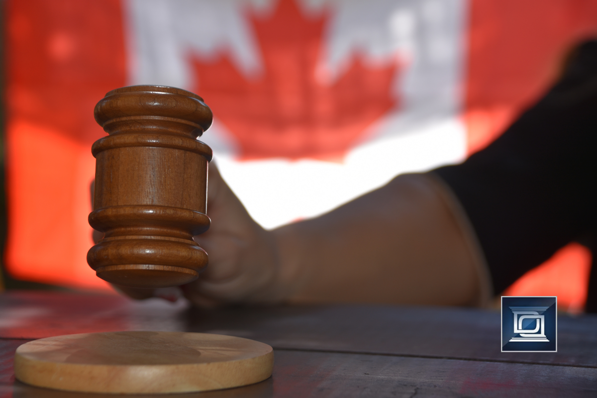 criminal law canada flag judge gavel