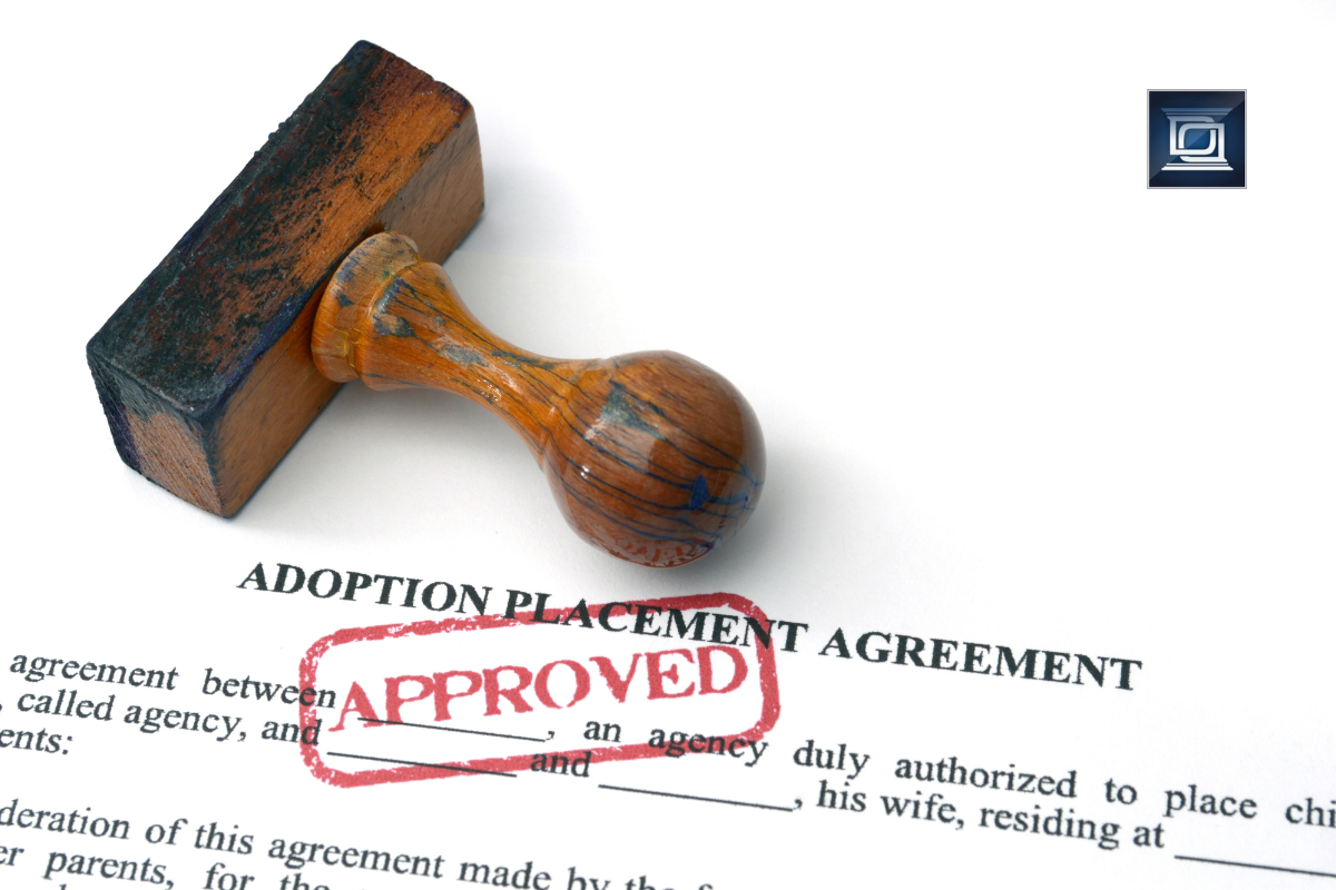 approved adoption order at adoption hearing