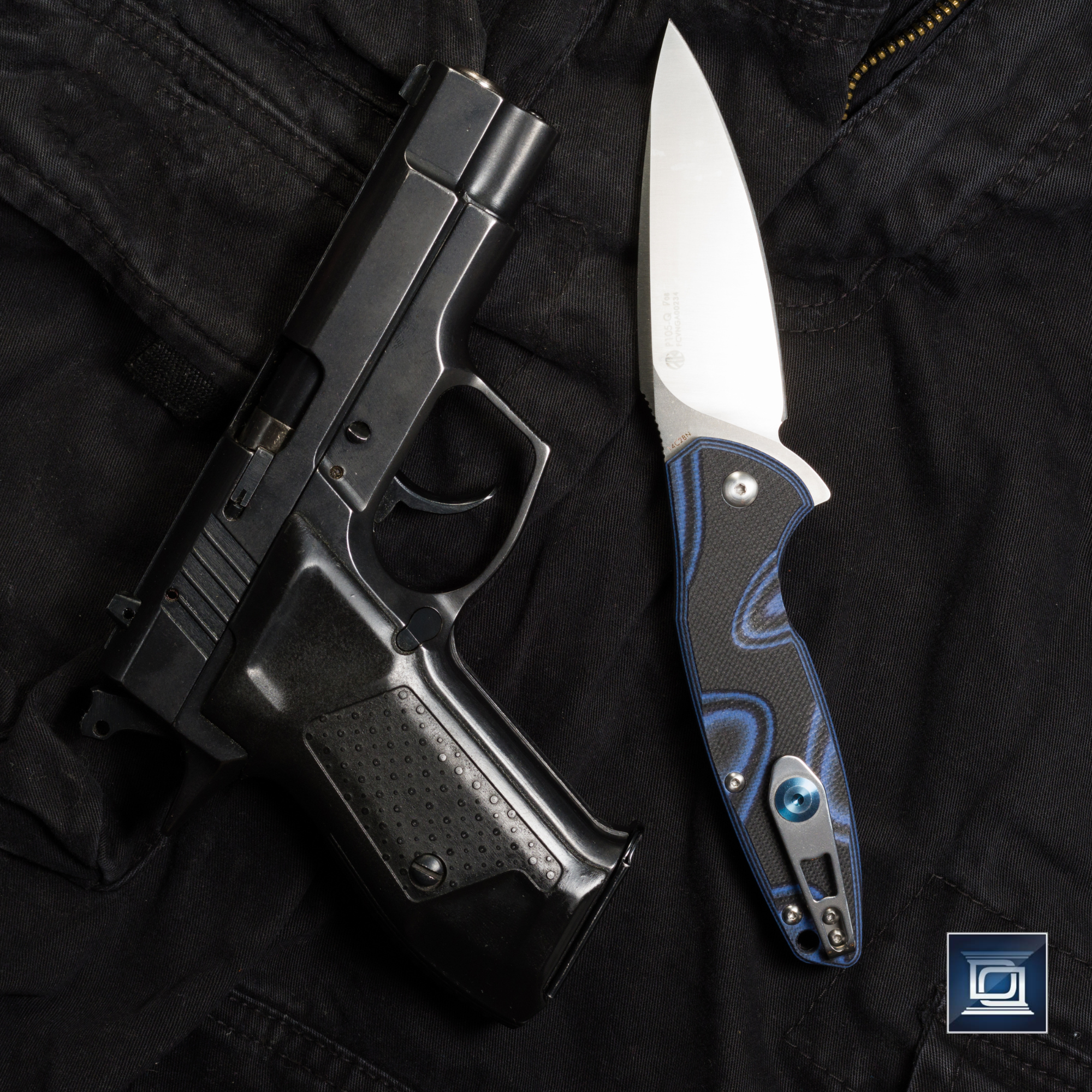 illegal pistol and pocket knife confiscated during weapons offences arrest in BC