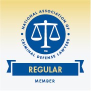 National Association Criminal Defense Lawyers regular member badge