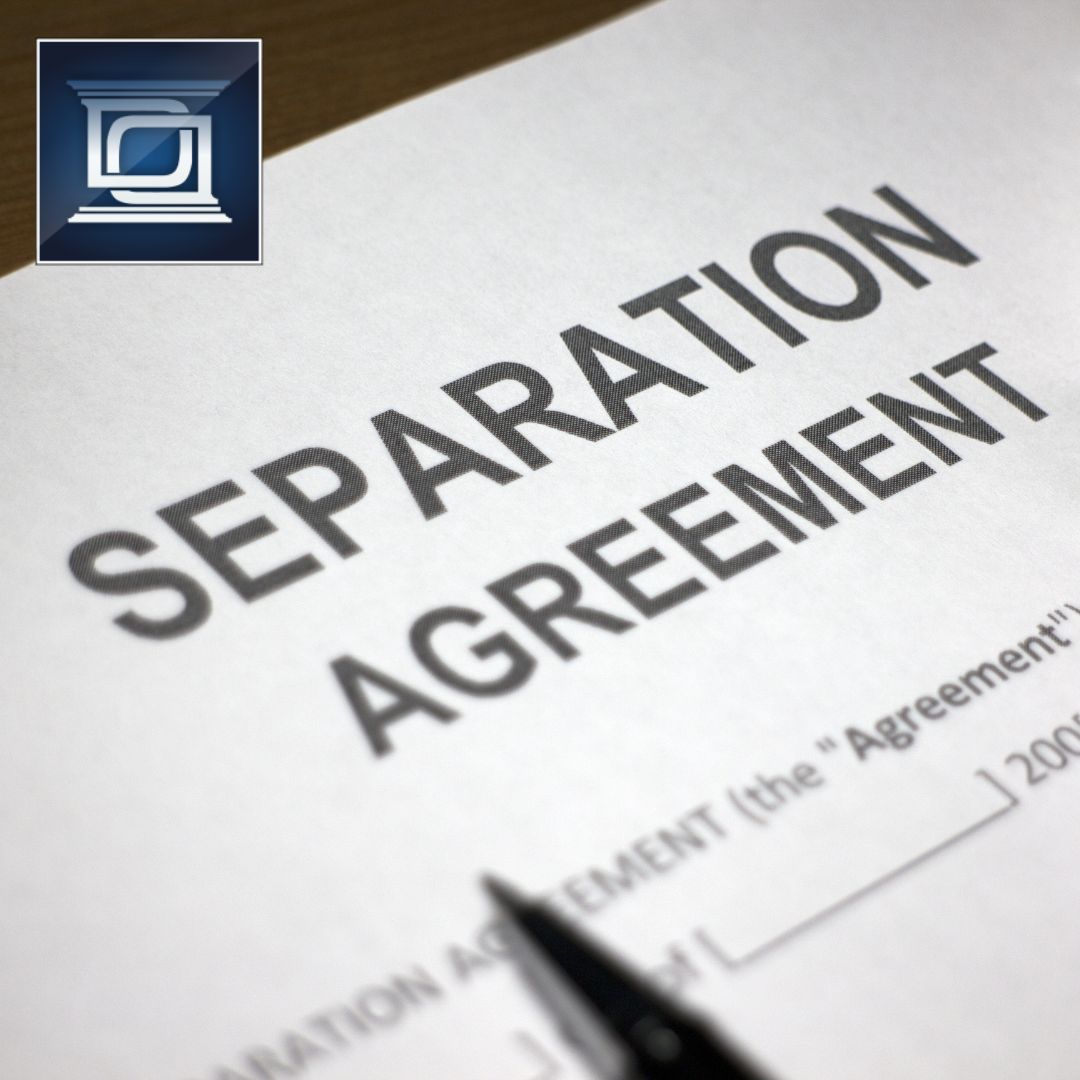 unsigned separation agreement